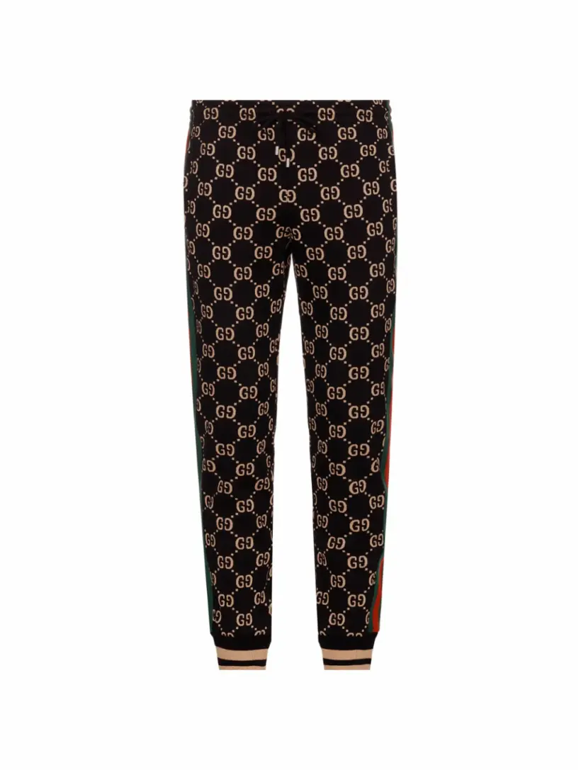 

Хлопковые джоггеры GG Supreme Gucci, черный