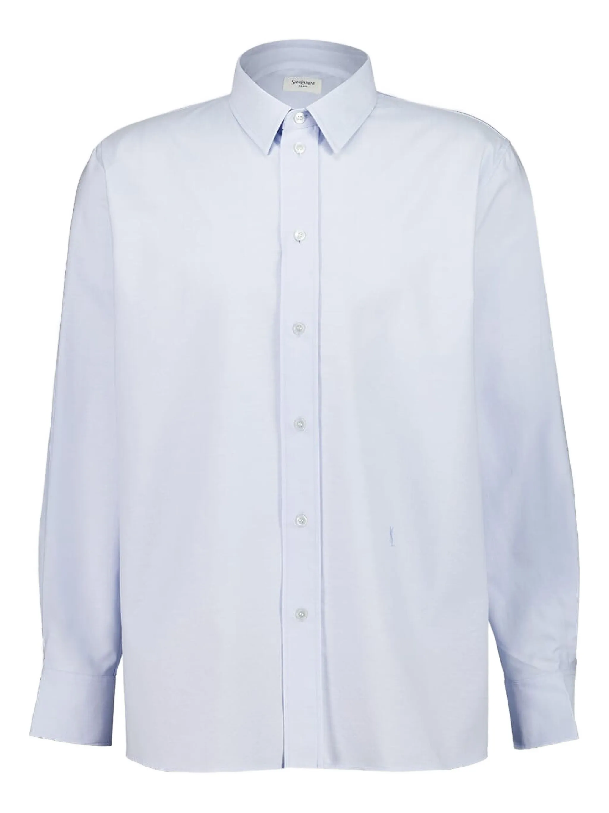 

Хлопчатобумажная рубашка Cassandre Saint Laurent, синий