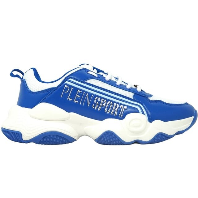 

Кроссовки с ярким логотипом бренда Plein Sport, синий