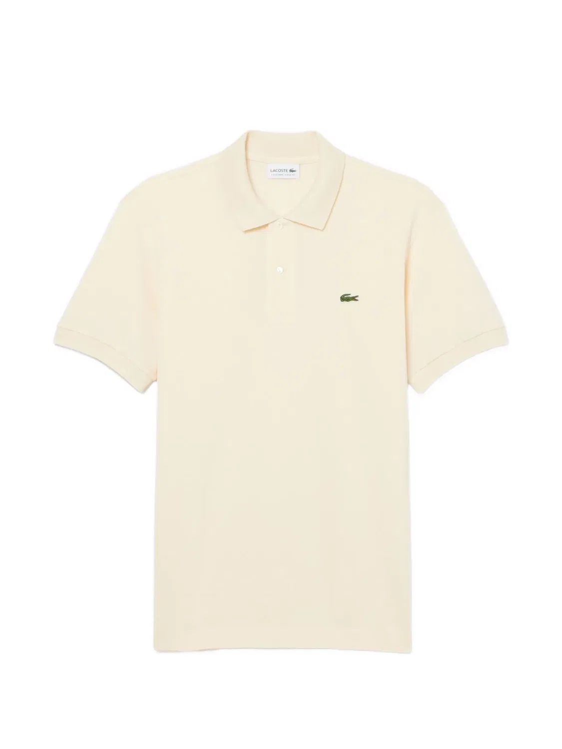 Рубашка поло с логотипом Lacoste, бежевый