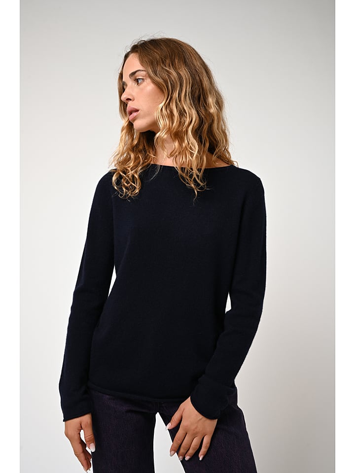 

Пуловер AUTHENTIC CASHMERE Kaschmir-Pullover Criou, темно-синий