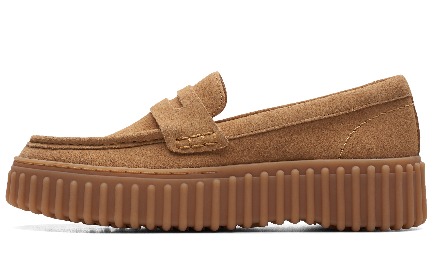 Лоферы на плоской подошве Torhill Penny Clarks, Khaki 261719564
