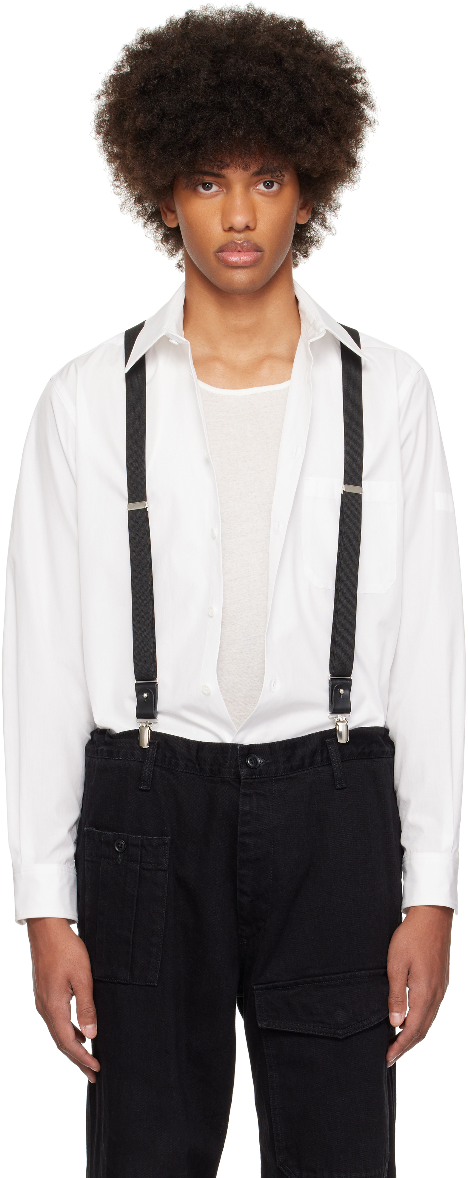 

Белый костюм Широкая рубашка G-CDH Standard YOHJI YAMAMOTO