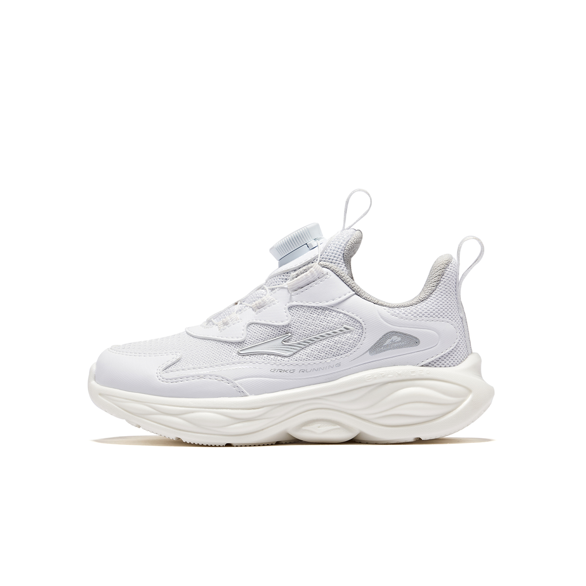 

Кроссовки для бега с низким верхом, амортизирующие, противоскользящие, износостойкие, детские ERKE KIDS, белый