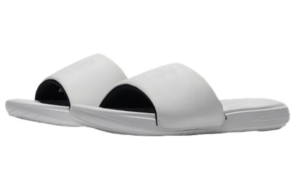 Тапочки ansa fixed slides 'triple white' Under Armour, белый — фото 3