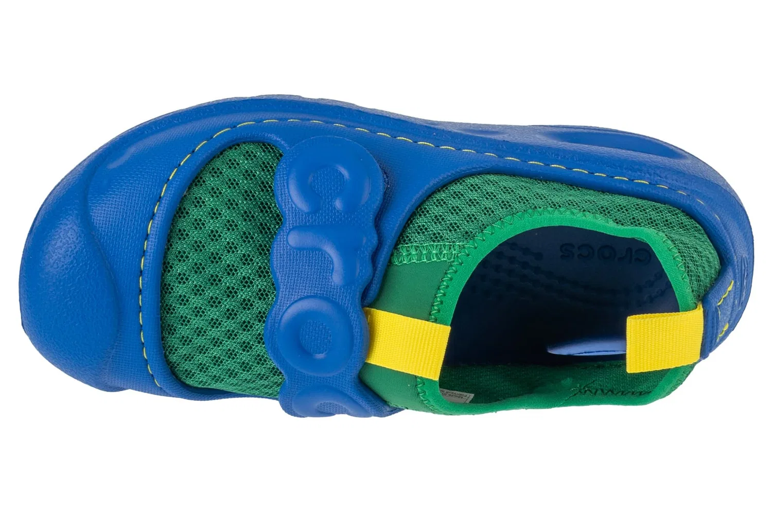 Тапочки для купания текстильные Crocs синий — фото 3