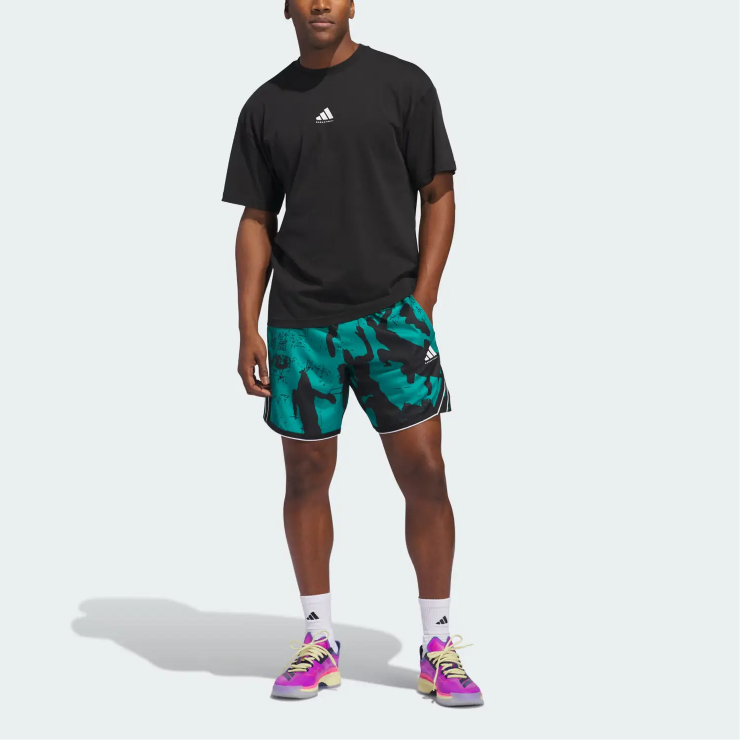 Adidas Футболка SELECT FOUNDATION мужская Black/White — фото 3