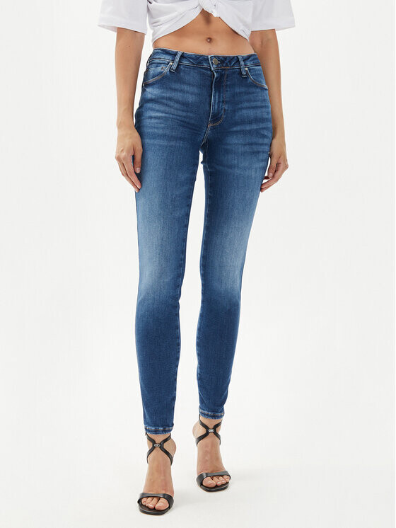 

Джинсы скинни Guess, синий