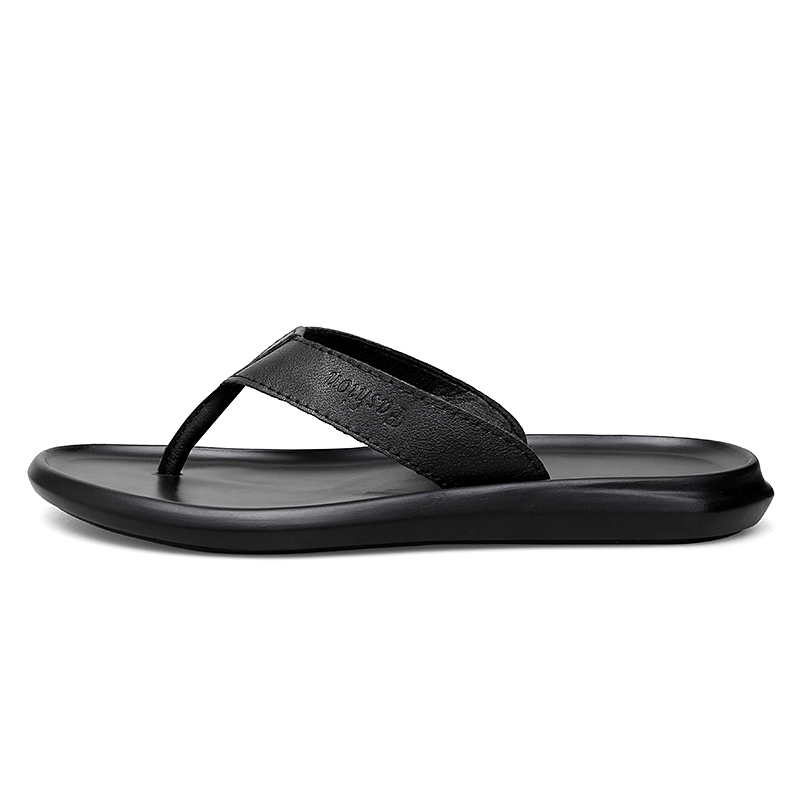 

Износостойкие бесшумные шлепанцы мужские CANUVEN, Black