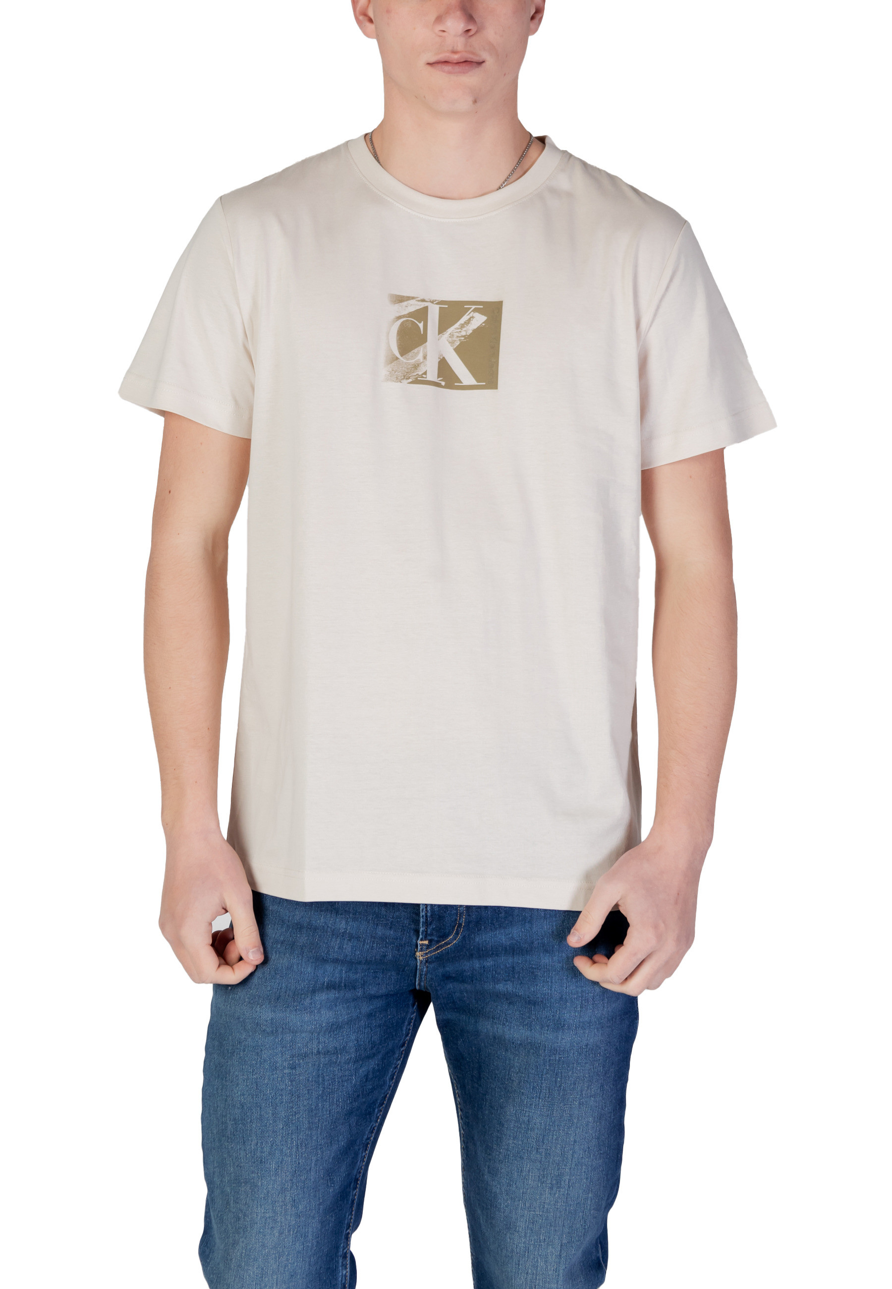 

Футболка Calvin Klein Jeans, бежевый