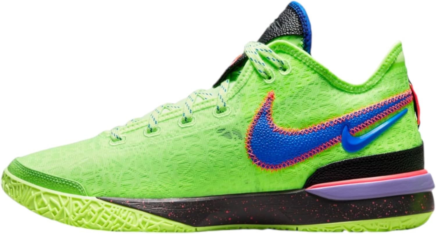 

Баскетбольные кроссовки Nike Lebron NXXT Gen для мужчин, Ghost Green Racer Blue Space Purple