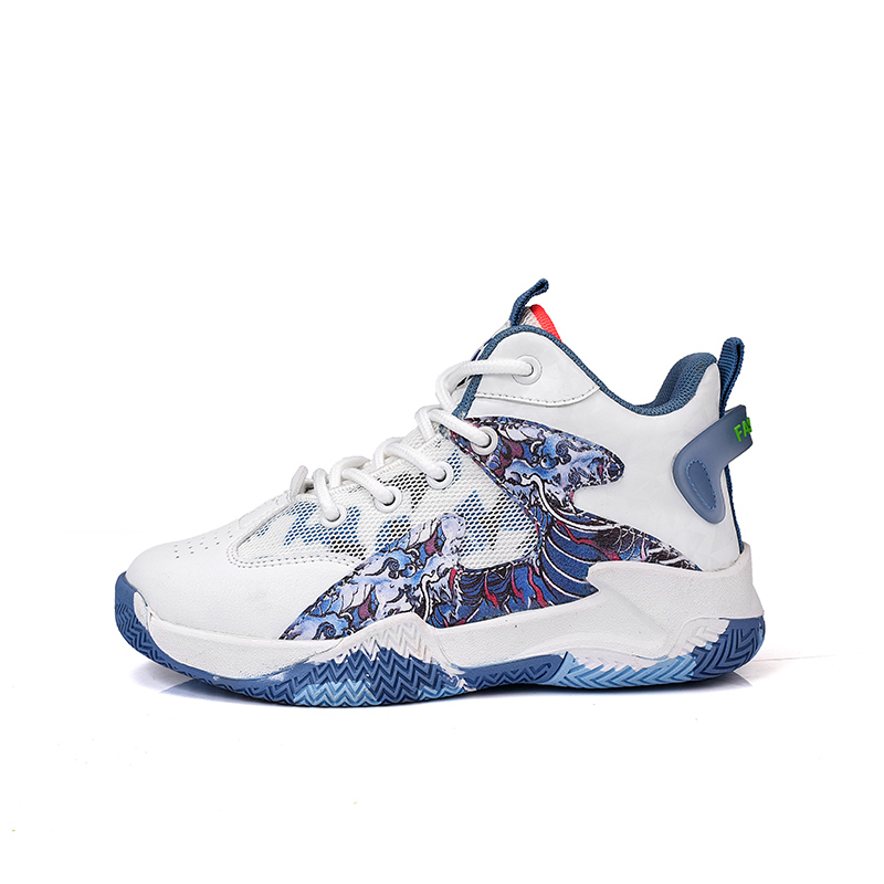 

Детские баскетбольные кроссовки FIRS Kids, белый/синий