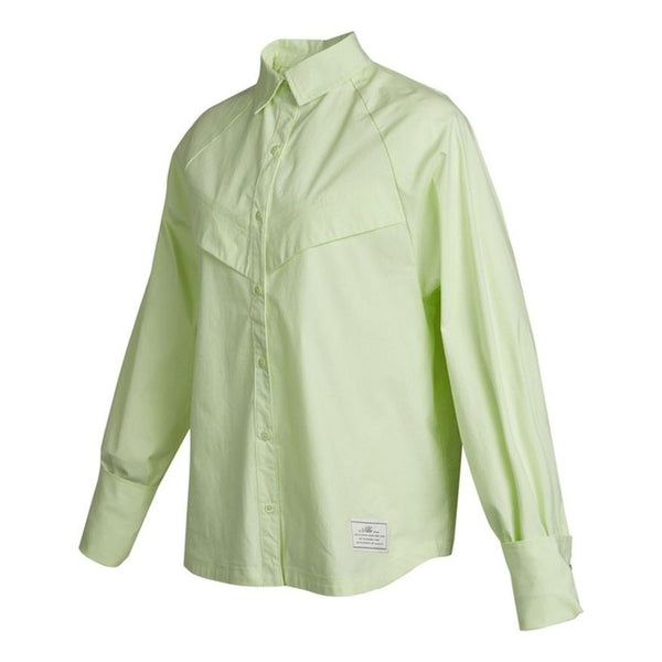 

Рубашка sportswear icn clsh wvn ls top causual sports ventilate long sleeve shirt green yellow Nike, желтый