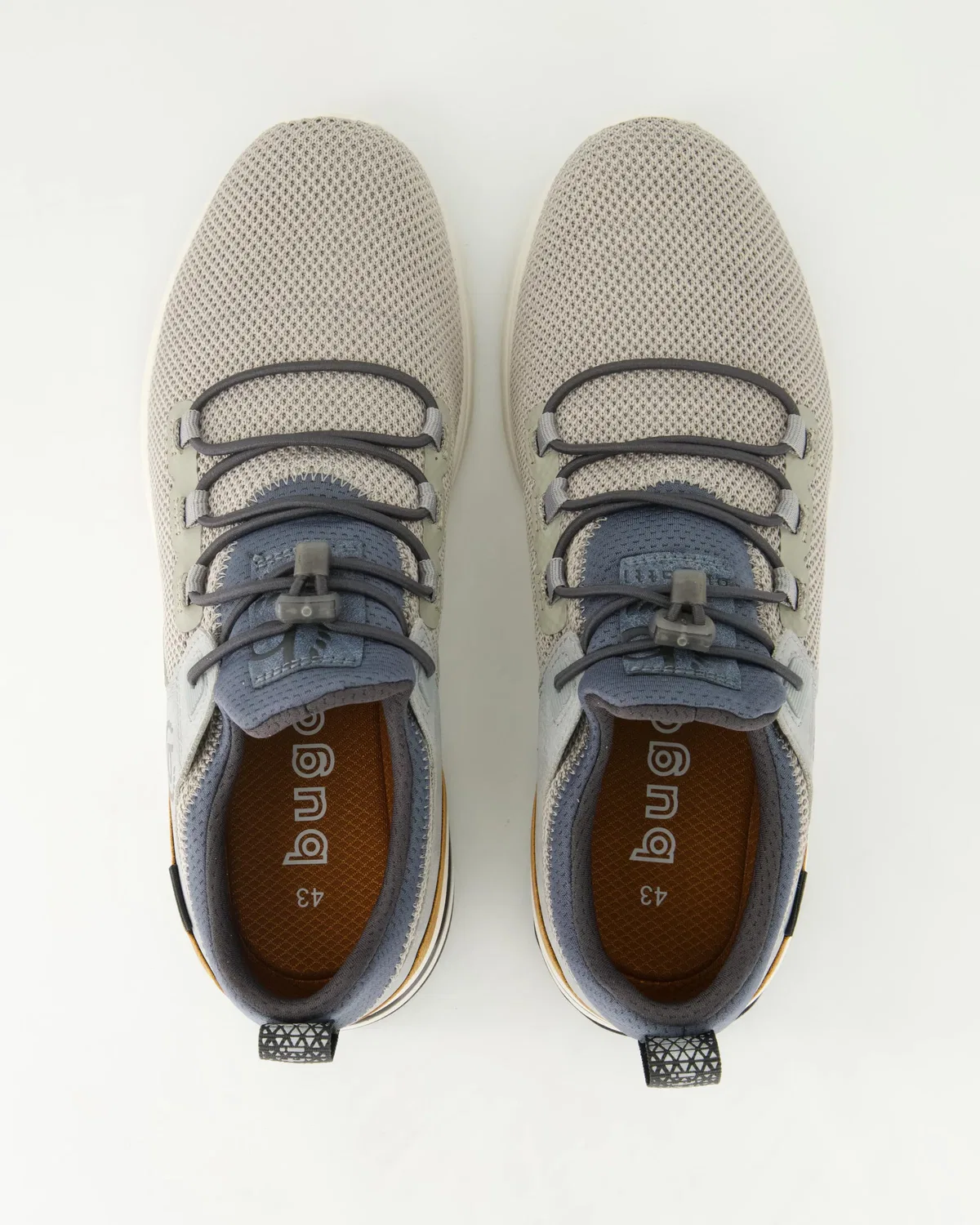 Сникерсы низкие, текстильные, Bugatti shoes, серый — фото 4