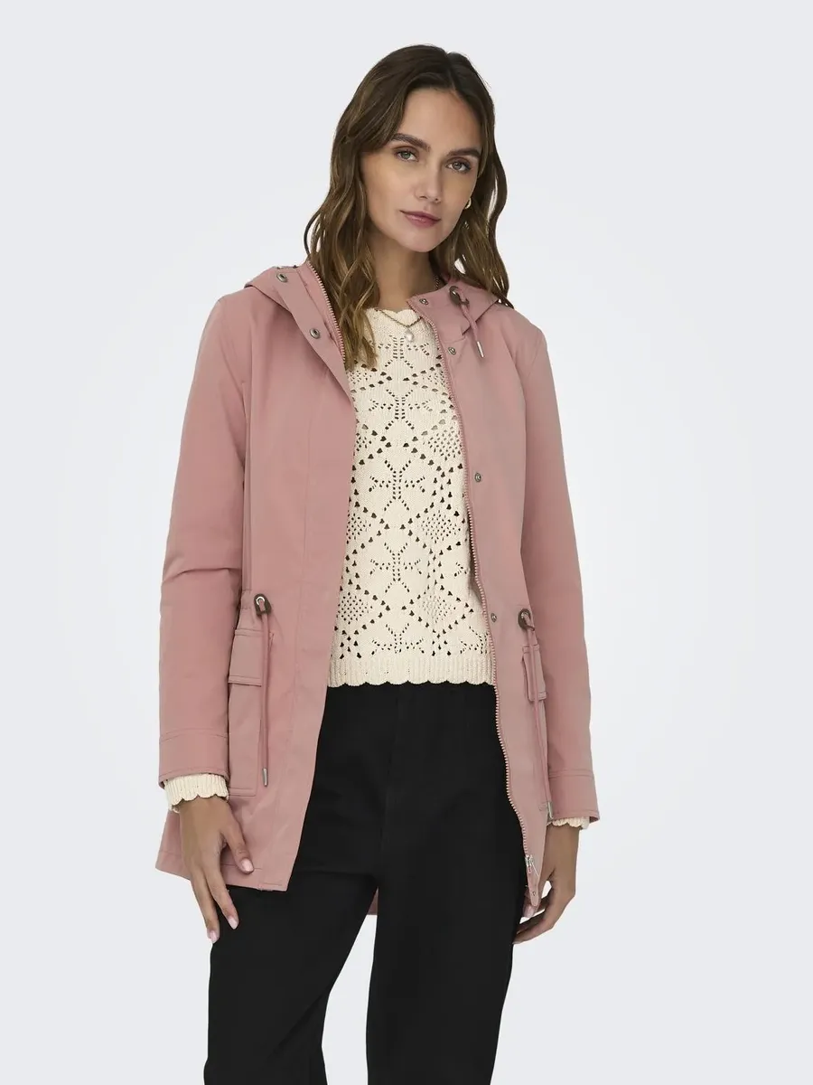 

Only полупальто "ONLLOUISE PARKA CC LIFE OTW", цвет Old Rose