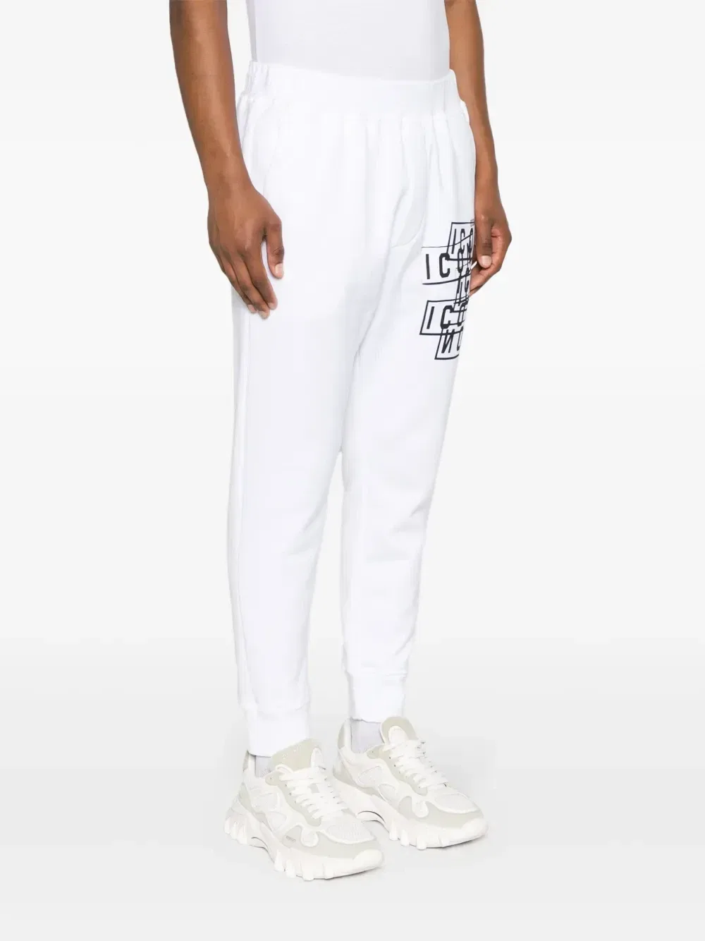 Спортивные брюки с принтом Icon Dsquared2, белый — фото 3