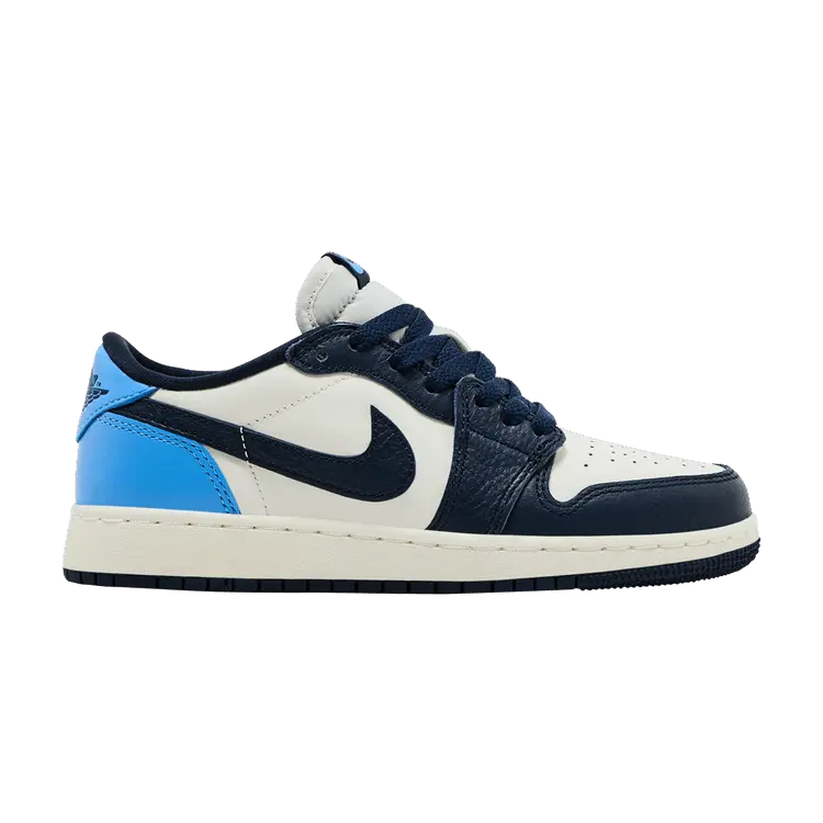 

Кроссовки Air Jordan Air Jordan 1 Retro Low OG GS 'Obsidian UNC', синий