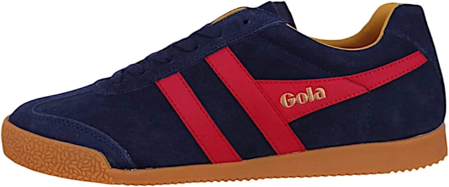 Кроссовки Gola Harrier Suede CMA192IE, красный/темно-синий — фото 3