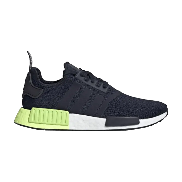 

Кроссовки adidas NMD_R1 'Legend Ink Hi-Res Yellow', синий
