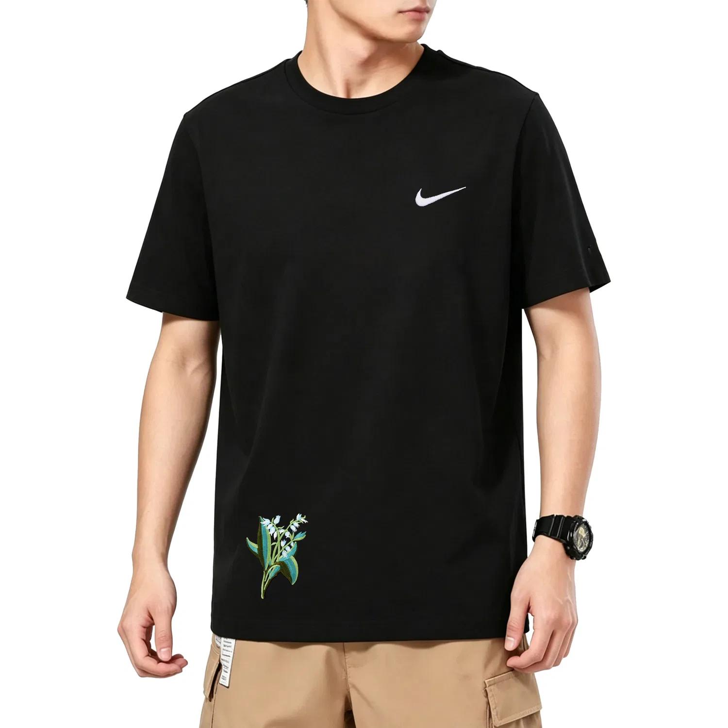Футболка Nike Sportswear Starfall Lily of the Valley свободного кроя — фото 4
