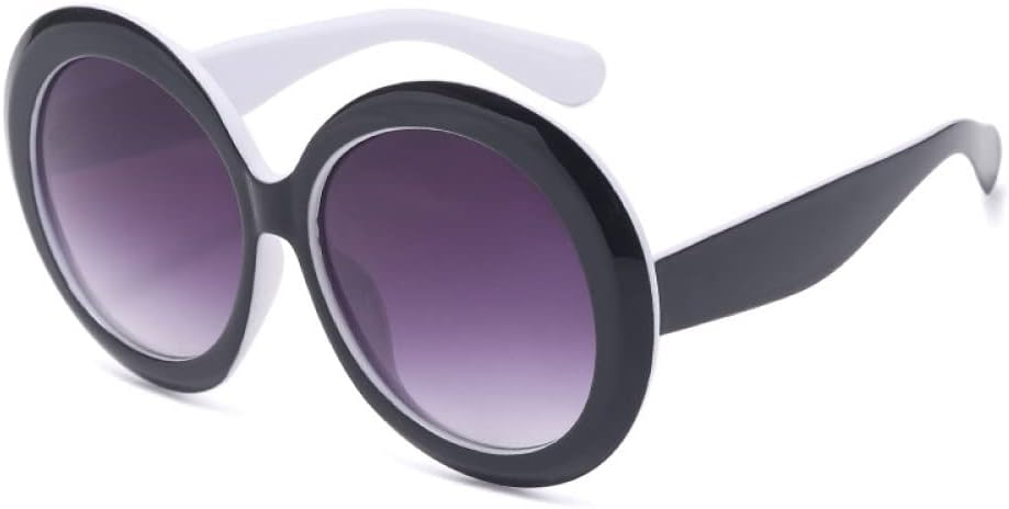 

Винтажные большие круглые солнцезащитные очки для женщин, коричневый градиент, увеличенного размера, модные женские солнцезащитные очки класса люкс с зеркальными линзами MUTYNE, C3