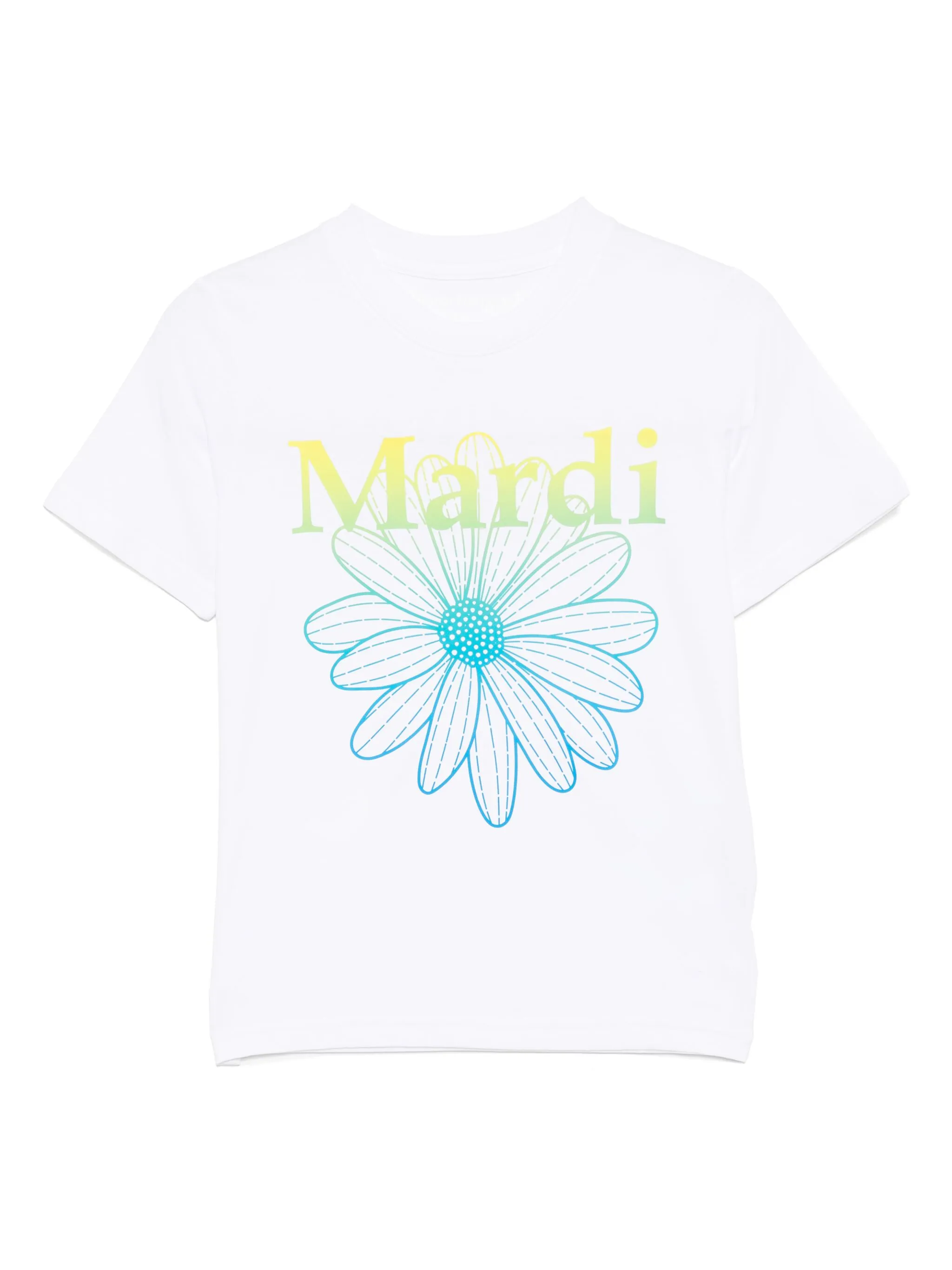 

Футболка с логотипом Mardi Mercredi Les Petites, белый