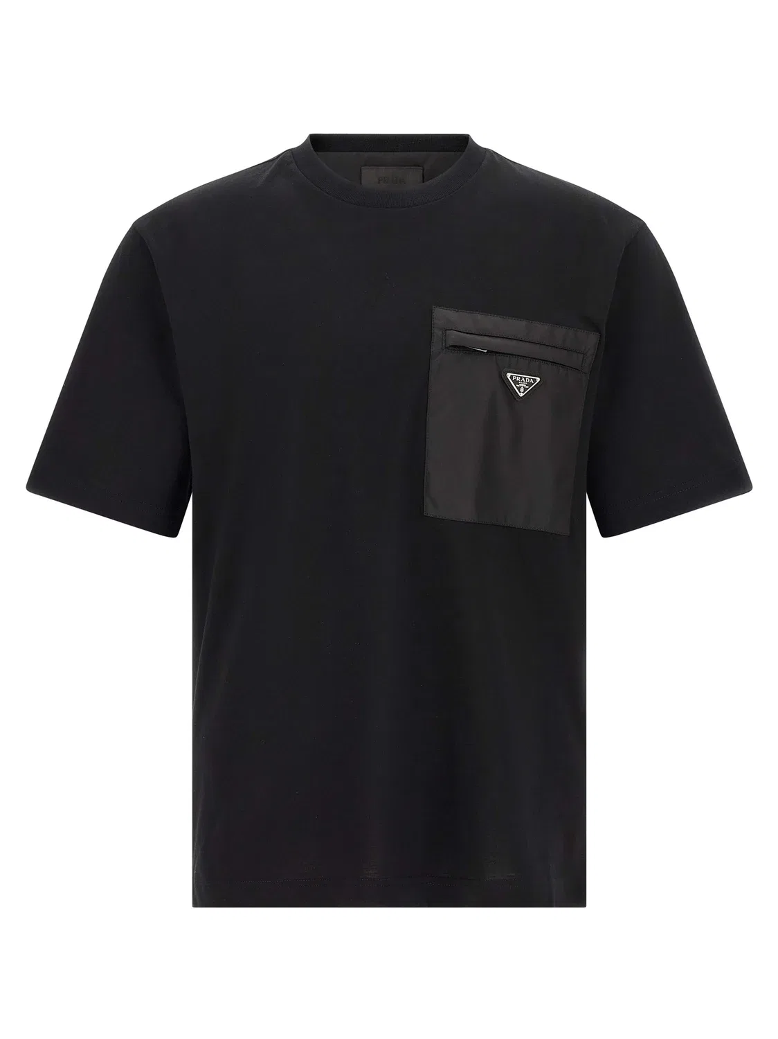 Футболка Re-Nylon с карманом Prada, черный