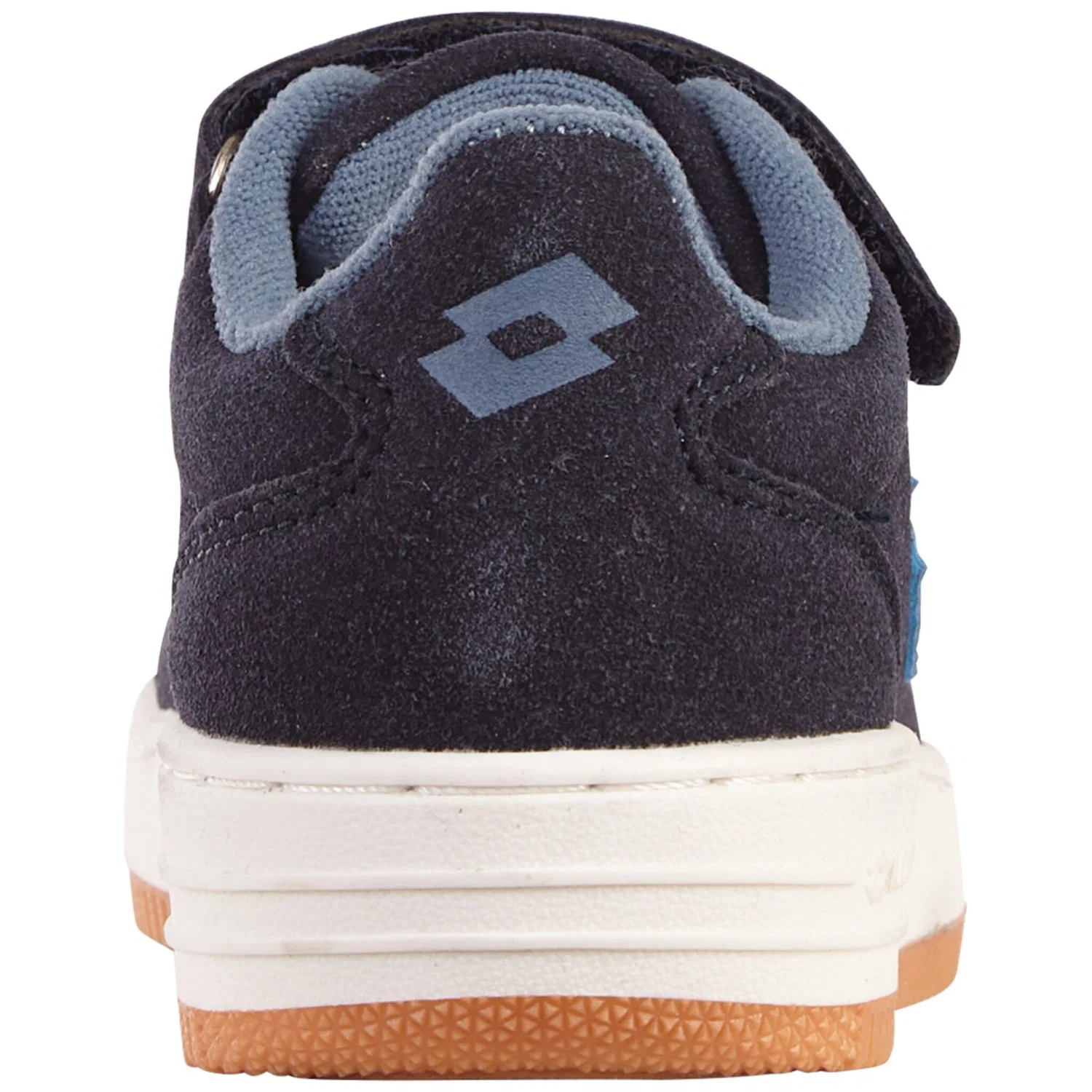 Детские ретро-кроссовки с широкой шнуровкой Lotto, Navy-Midblue — фото 4
