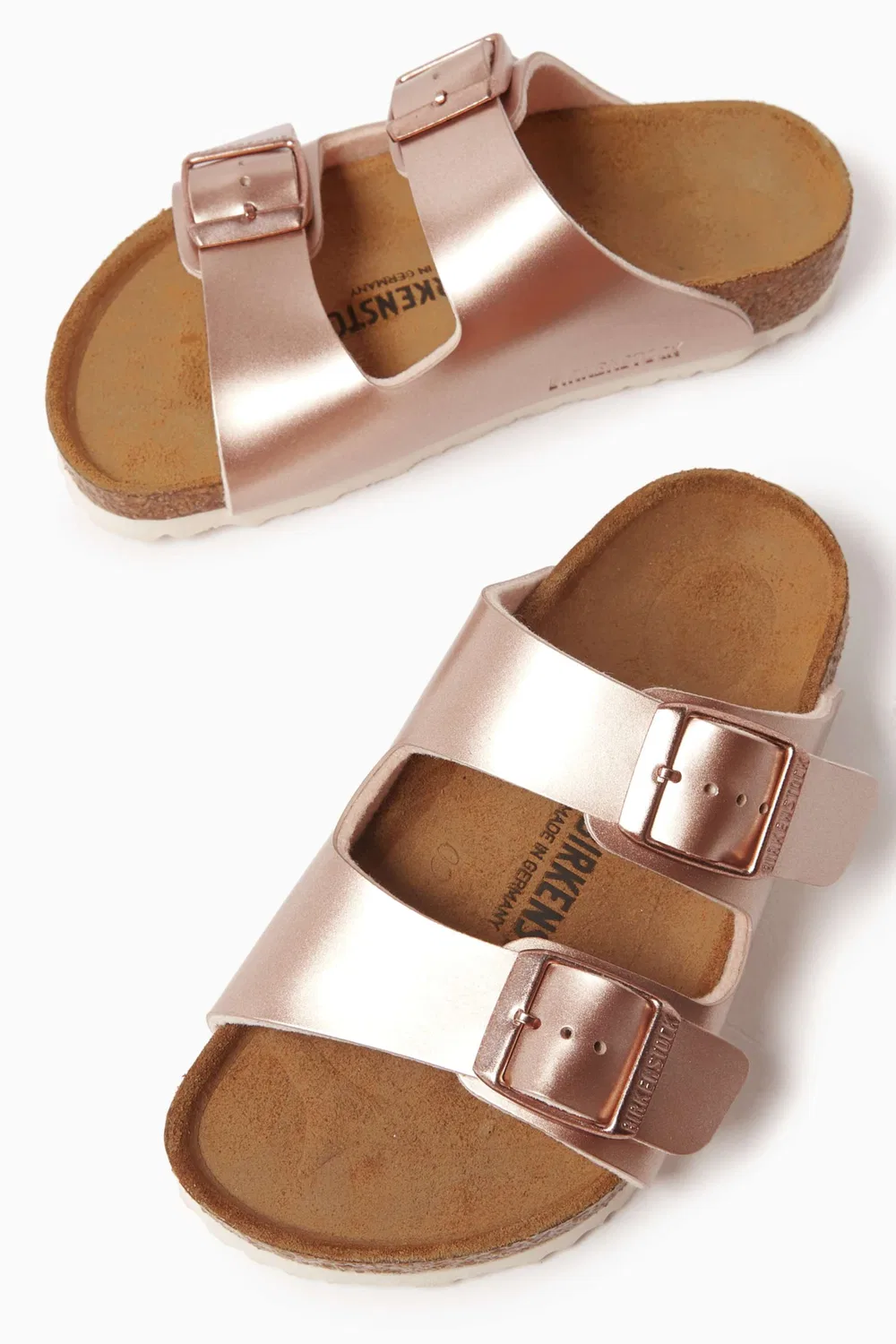 Сандалии с ремешками Arizona Birkenstock, розовый — фото 4