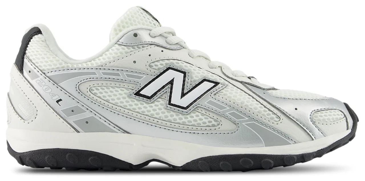 Кроссовки для мальчиков 204L New Balance, серебристый/белый