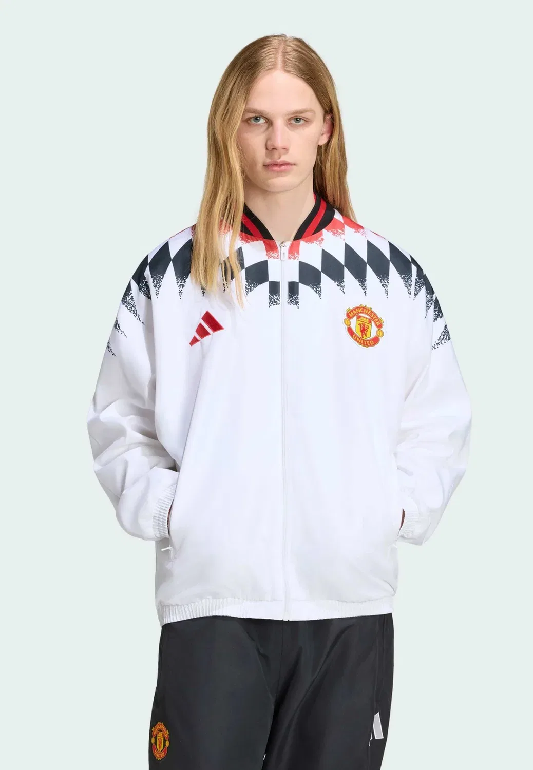 Спортивная куртка стадиона «Манчестер Юнайтед» - клубная одежда Adidas Performance, White