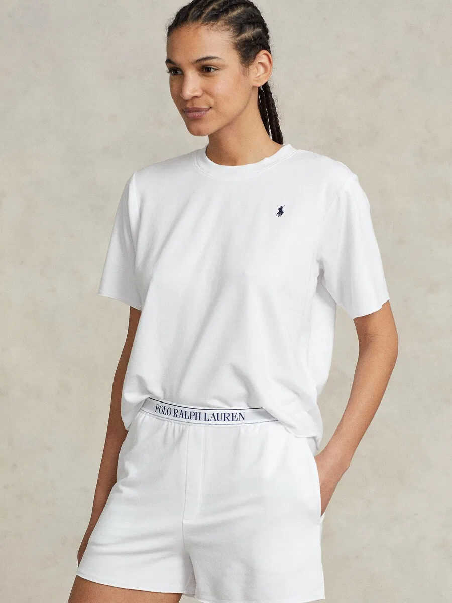 Пижама Polo Ralph Lauren белого цвета — фото 2
