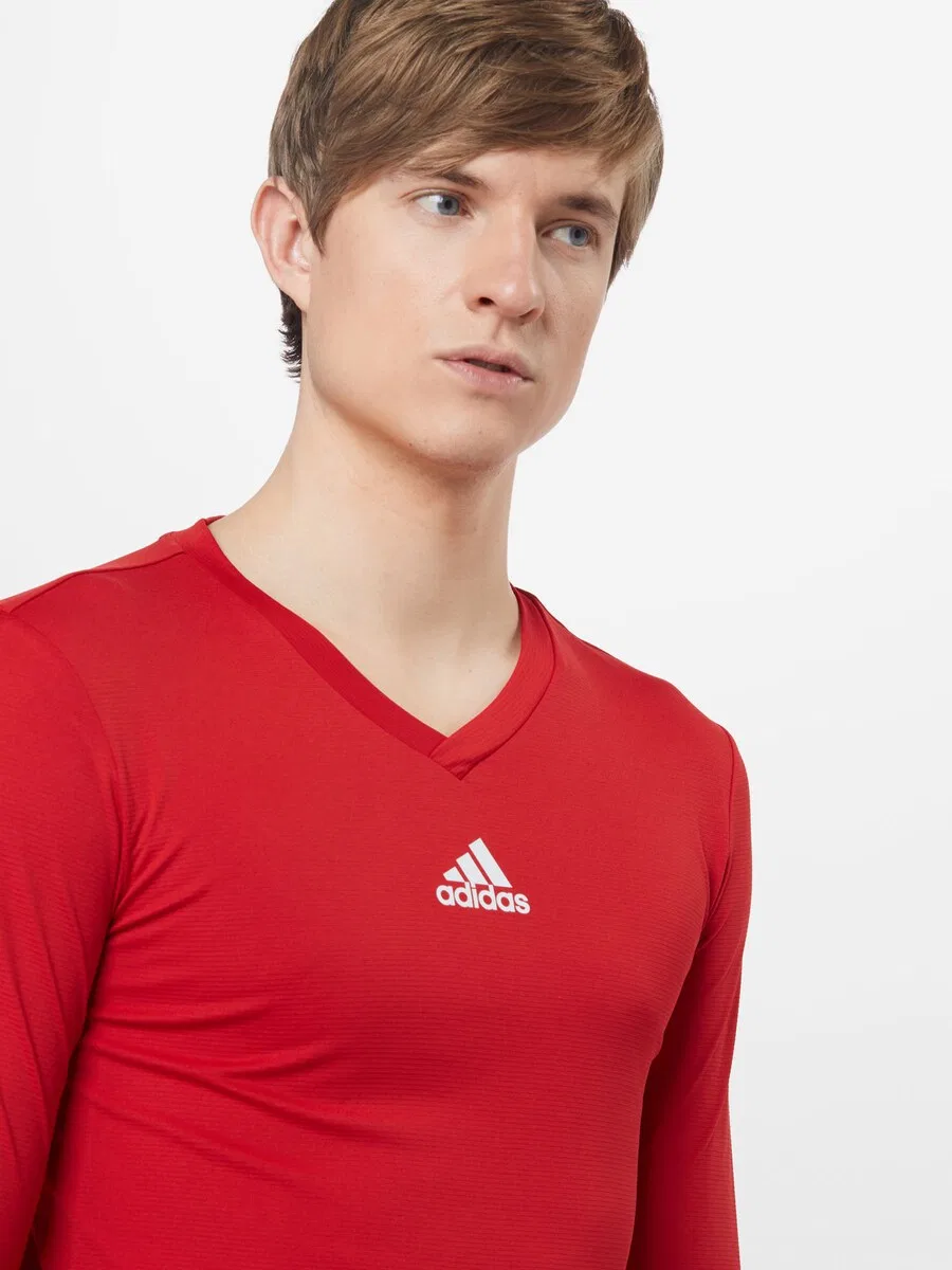 Спортивная футболка ADIDAS PERFORMANCE Performance Shirt 'Team Base' в цвете Гренадин — фото 2