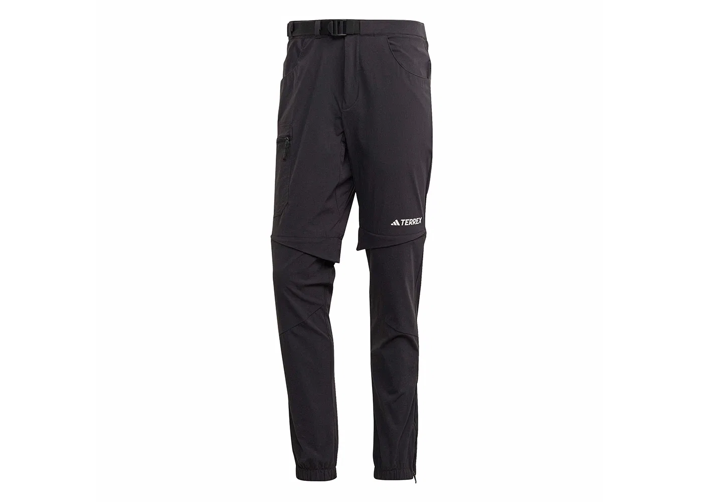 Мужские спортивные штаны с длинной молнией Adidas Terrex Utilitas Hiking Zip-Off Pants, Black