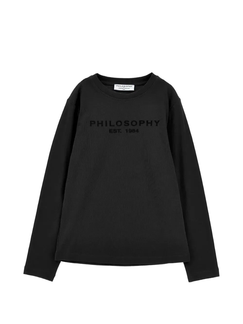 Свитер вязаный Philosophy di Lorenzo Serafini Kids, черный