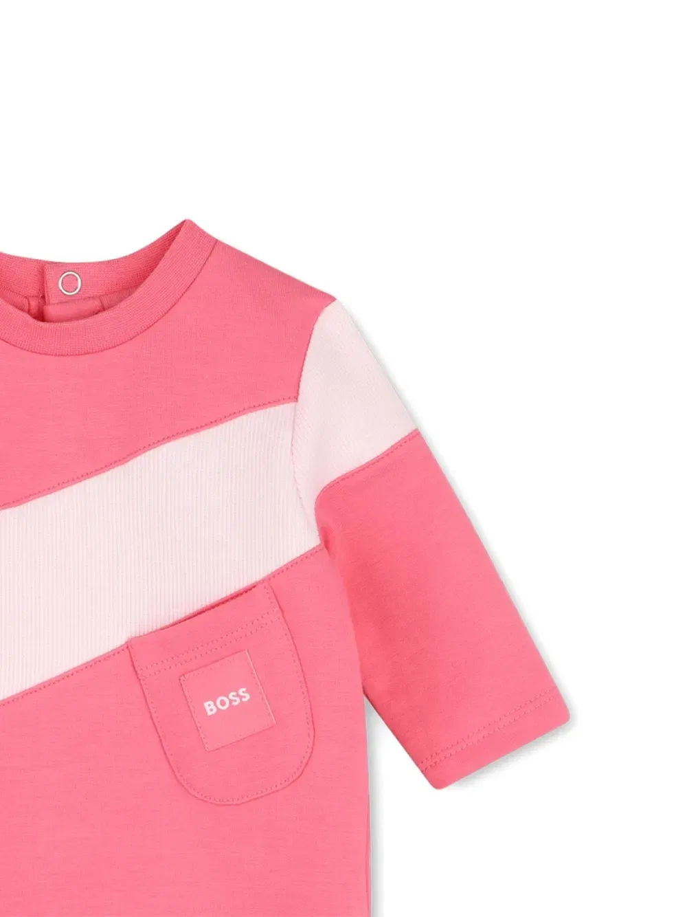 Пижама с нашивкой-логотипом Boss Kidswear, розовый — фото 3