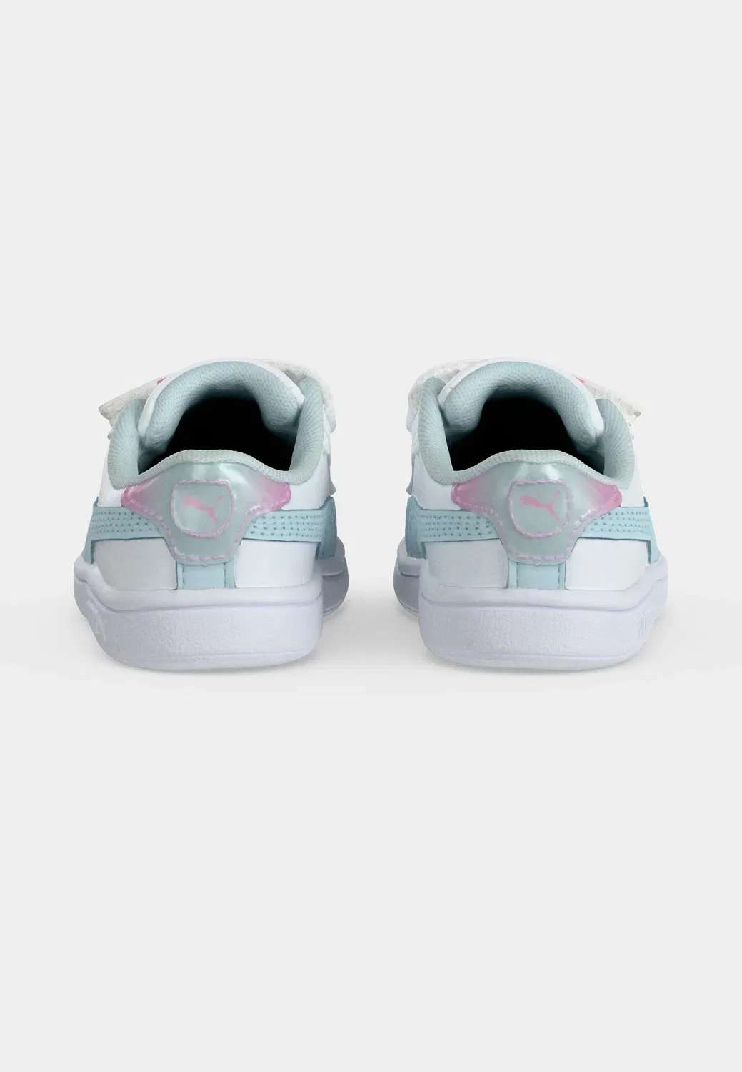 Кроссовки Smash 3.0 faded glow унисекс Puma, White/Aqua Glow — фото 4