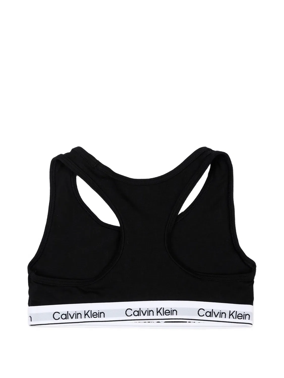 Комплект из двух спортивных бюстгальтеров с логотипом Calvin Klein Kids, черный — фото 3
