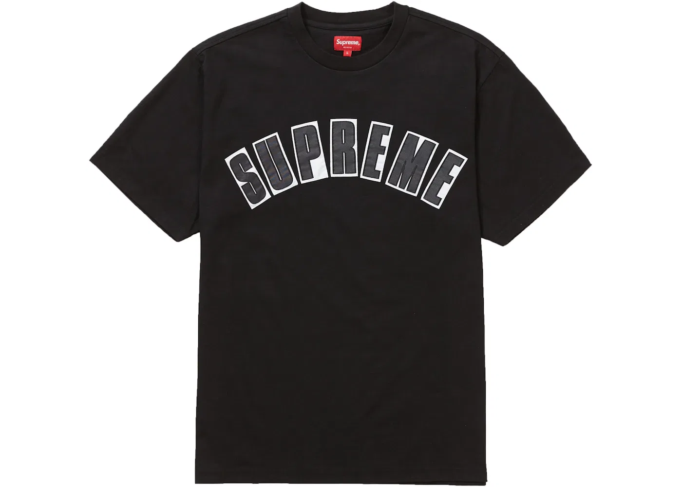 Мужская футболка с аппликацией Supreme S/S Top, Black