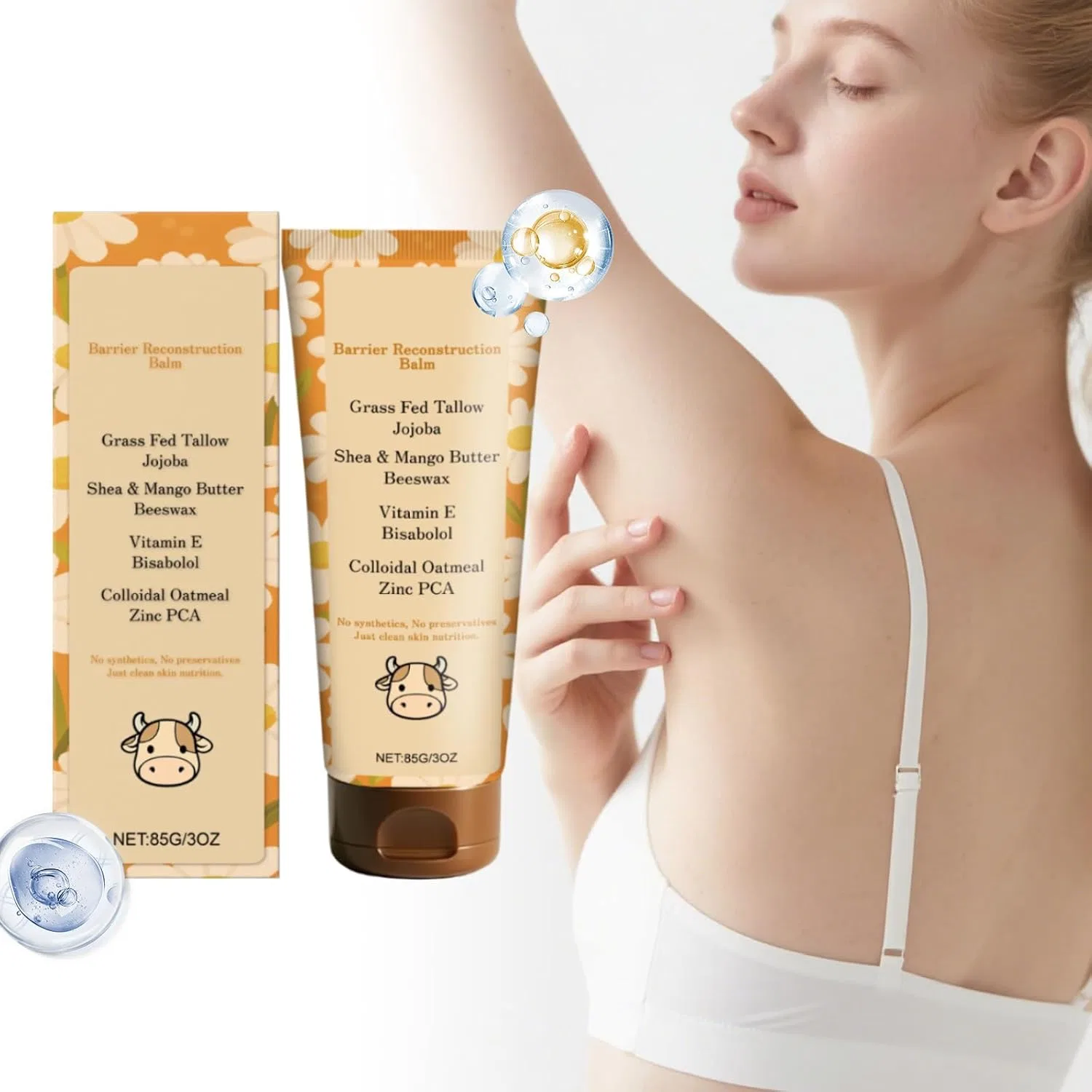 Бальзам для лица и тела Tallow Glow Balm с коллоидной овсянкой, 85 г Generisch — фото 2