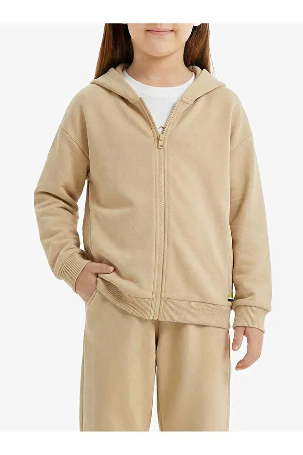 Детское худи для девочек с капюшоном Blackspade, Nude Color