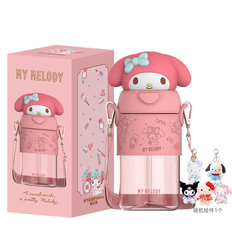 Детская кружка с крышкой 620 мл My Melody Water Cup Sanrio, Multicolor