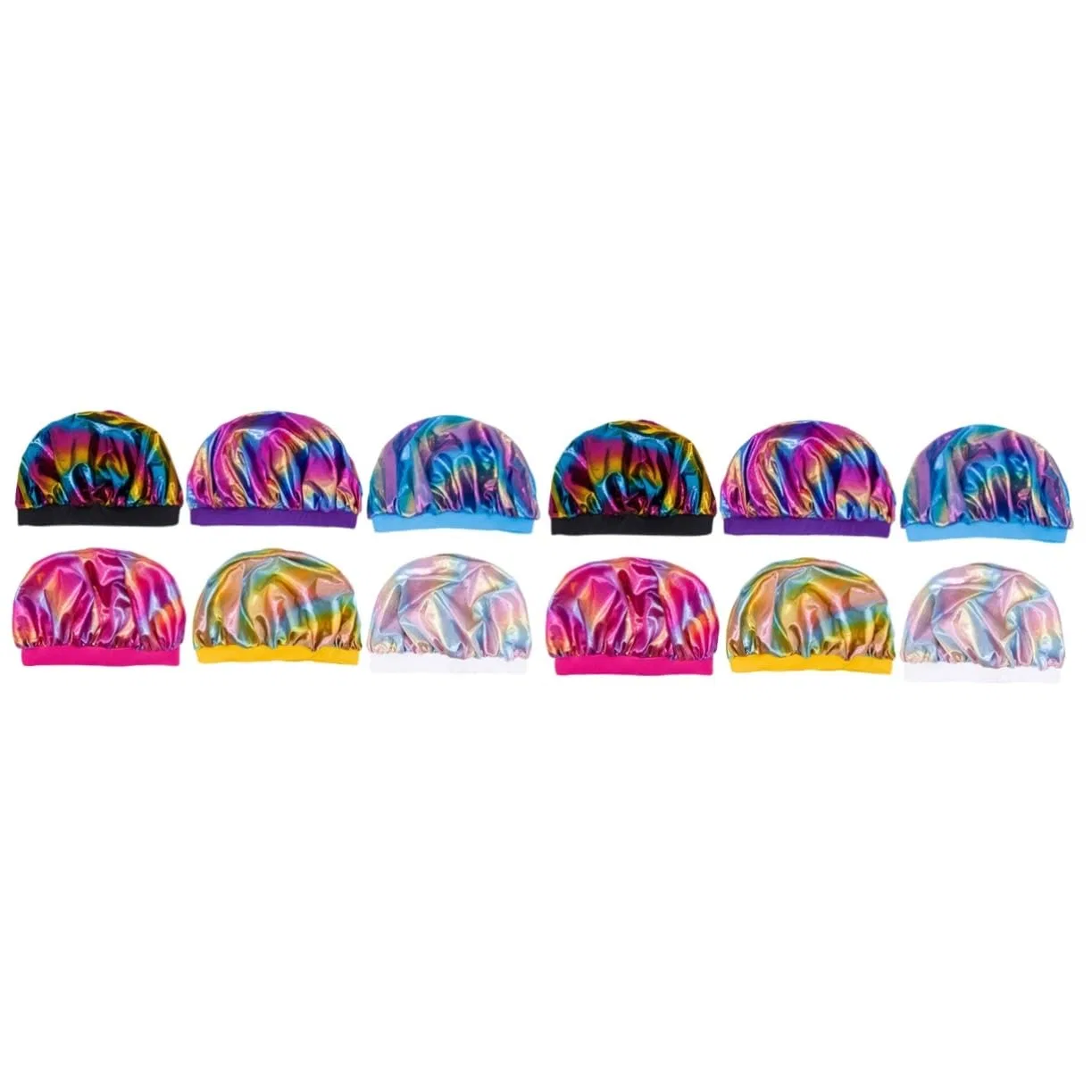 Шапочка для душа FRCOLOR, 12 штук, 28x28 см, мультиколор