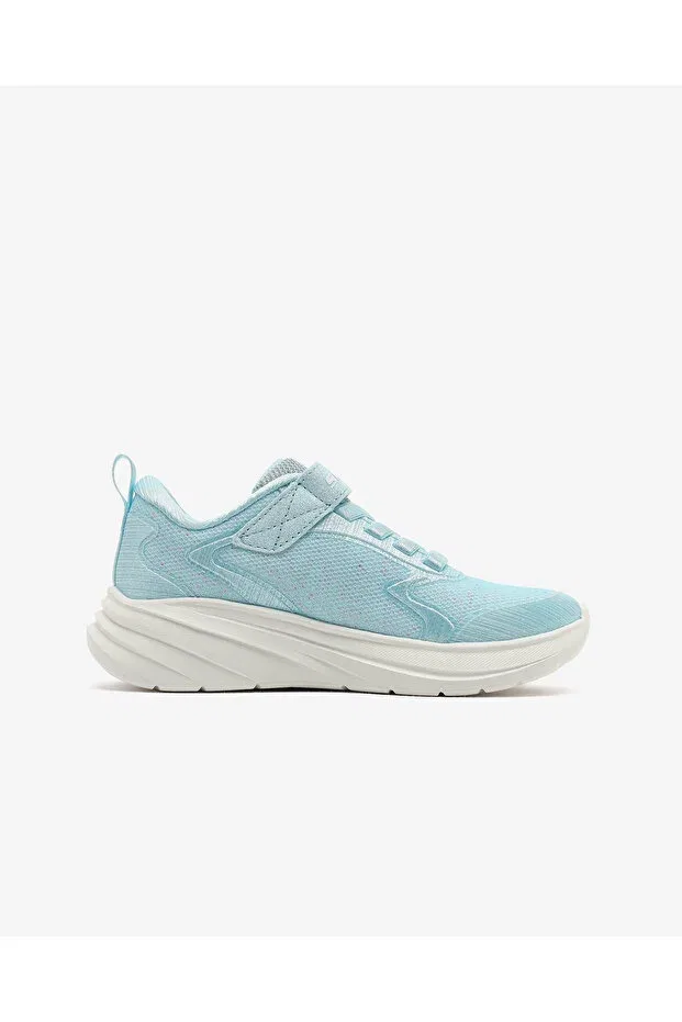 Детские кроссовки для девочек с липучкой Skechers, Blau — фото 2
