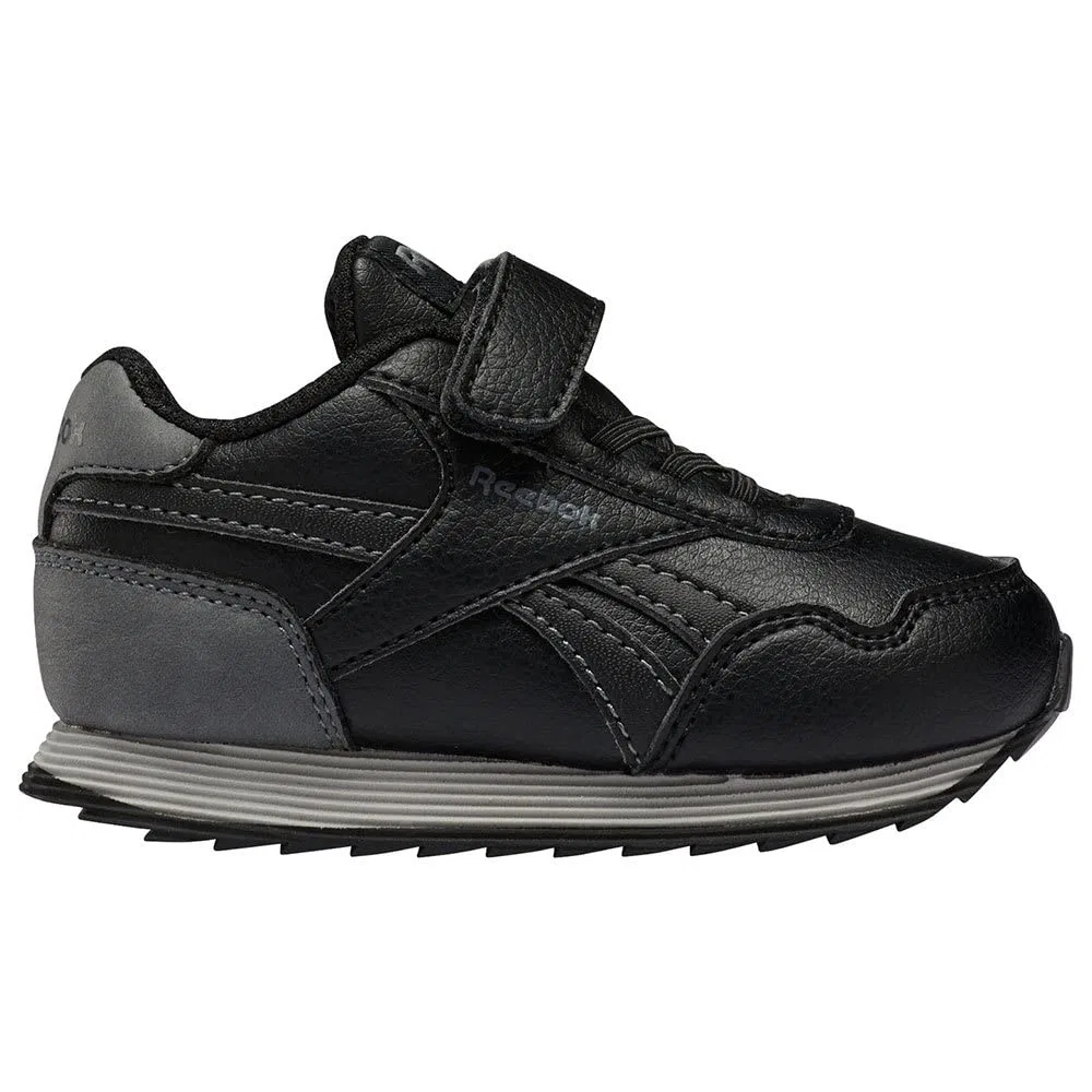 Детские кроссовки для мальчиков с липучкой Royal Cljog 3.0 1v Reebok, Black Black Pure Grey 6 — фото 4