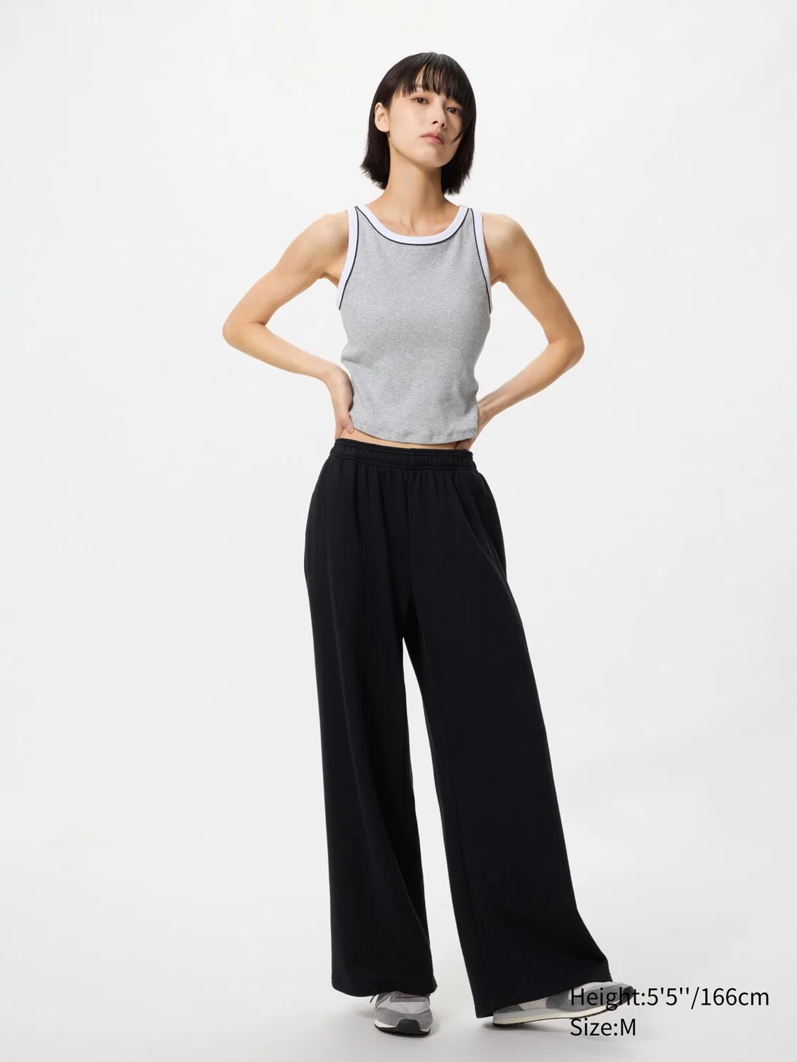 Топ-бра Uniqlo, укороченный бюстгальтер в рубчик, контрастная отделка, темно-зеленый — фото 2