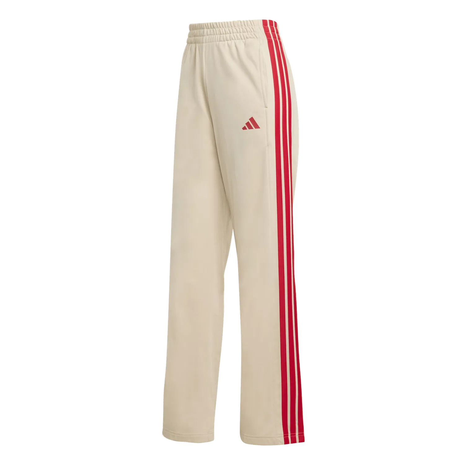 Женские спортивные брюки свободного кроя Adidas, кремовый