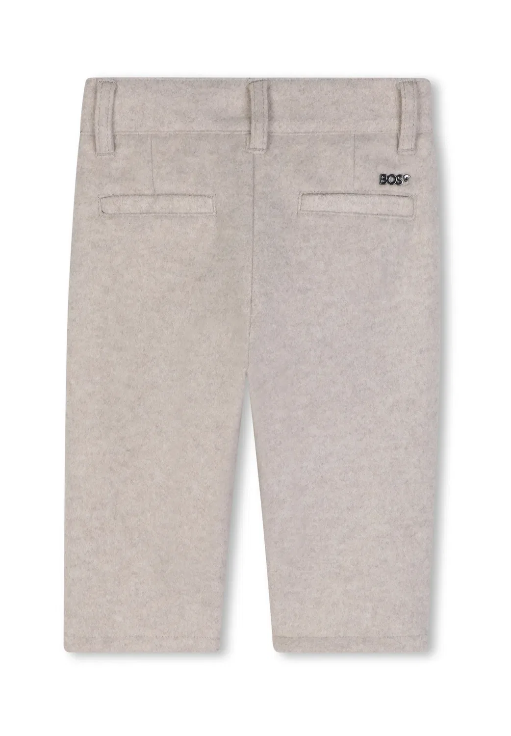 Pantalon siglé - брюки Boss Kidswear, Ecru Chine — фото 2