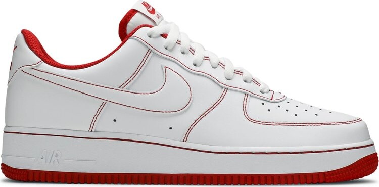 

Кроссовки Nike Air Force 1 '07 'Contrast Stitch - White University Red', белый