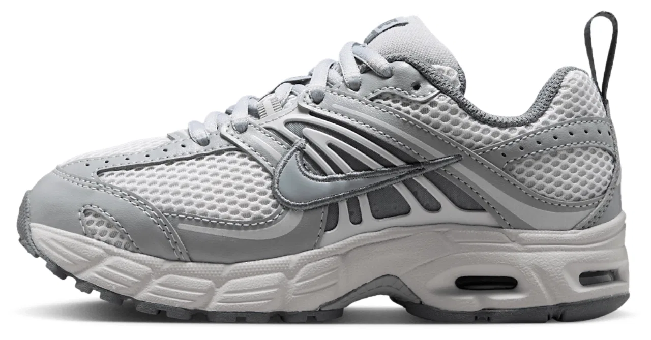Детские кроссовки для мальчиков с амортизацией Max Air Nike Air Max Moto 2K Lace, Wolf Grey/Vast Grey — фото 2
